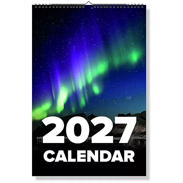 2027 Aurora Borealis Wall Calendar