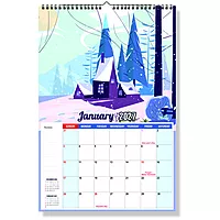2027 Cartoon Patterns Calendar