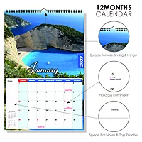 2026 Scenic Photography Wall Calendar