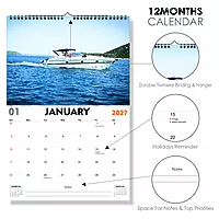 2027 Ships Wall Calendar