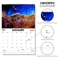 2027 Galaxy Wall Calendar