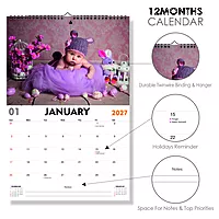 2026 Blooming Joy Wall Calendar