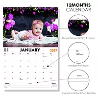 2026 Cozy Seasons Wall Calendar