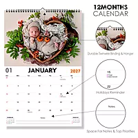 2026 Sunlit Smiles Wall Calendar