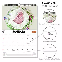 2026 Blooming Grace Wall Calendar