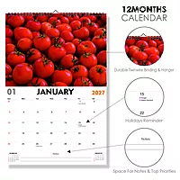 2027 Veggies Wall Calendar