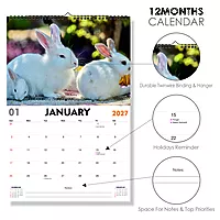 2027 Rabit Wall Calendar