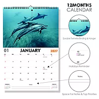 2027 Swan Wall Calendar