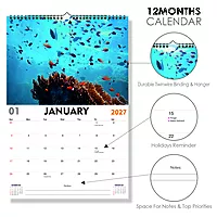 2027 Ocean Wall Calendar