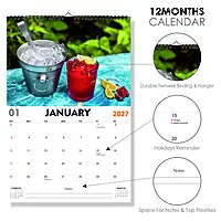 2027 Juice Wall Calendar