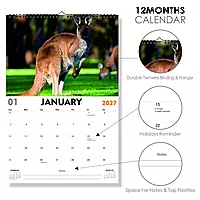 2027 Cangaroo Wall Calendar