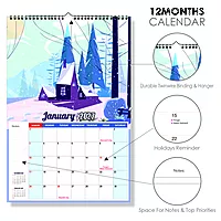 2027 Cartoon Patterns Calendar