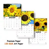 2027 SunFlower Wall Calendar
