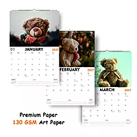 2027 Teddy Wall Calendar