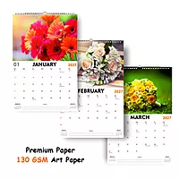 2027 Flowers Wall Calendar