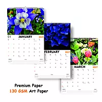 2027 Garden Flowers Wall Calendar