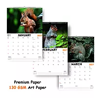 2027 Squirrel Wall Calendar