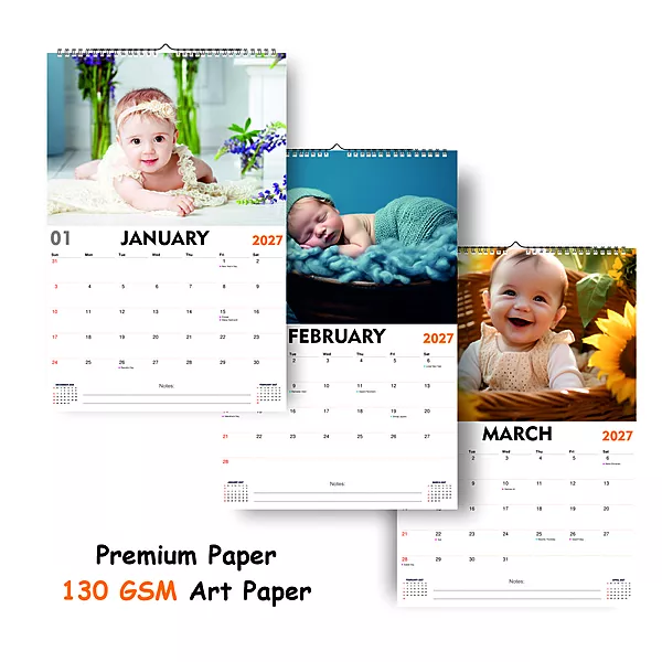 2027 Baby Wall Calendar