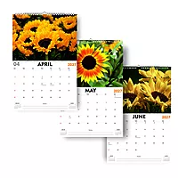 2027 SunFlower Wall Calendar