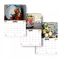2027 Teddy Wall Calendar