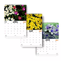 2027 Garden Flowers Wall Calendar