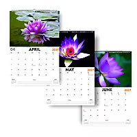 2027 Lotus Flowers Wall Calendar
