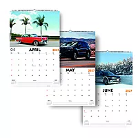 2027 Car Wall Calendar