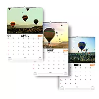 2027 Baloon Wall Calendar