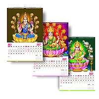 2026 Goddess Lakshmi Wall Calendar