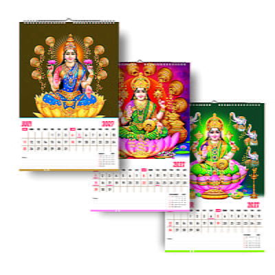 2026 Goddess Lakshmi Wall Calendar