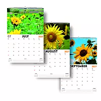 2027 SunFlower Wall Calendar
