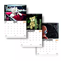 2027 Teddy Wall Calendar