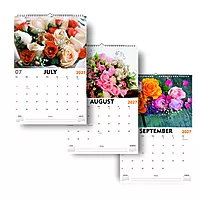 2027 Flowers Wall Calendar