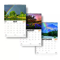 2027 Rainbow Wall Calendar