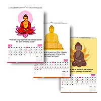 2027 Buddha Inspirational Wall Calendar