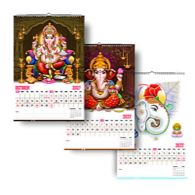 2027 Lord Ganesha Wall Calendar