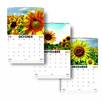 2027 SunFlower Wall Calendar