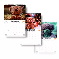 2027 Teddy Wall Calendar