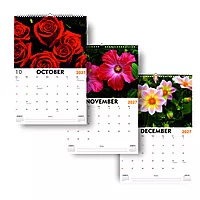 2027 Garden Flowers Wall Calendar