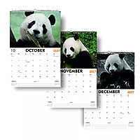 2027 Panda Wall Calendar