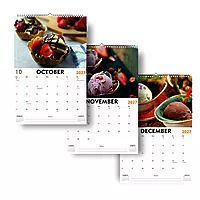 2027 Ice Cream Wall Calendar
