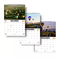 2027 Baloon Wall Calendar