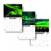 2027 Aurora Borealis Wall Calendar
