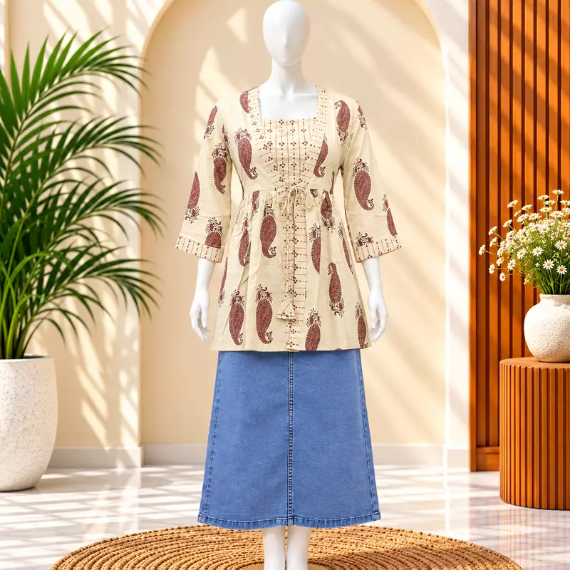 1832 beige top