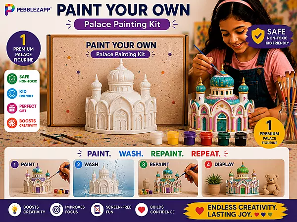 Reusable Palace Taj DIY Painting Kit