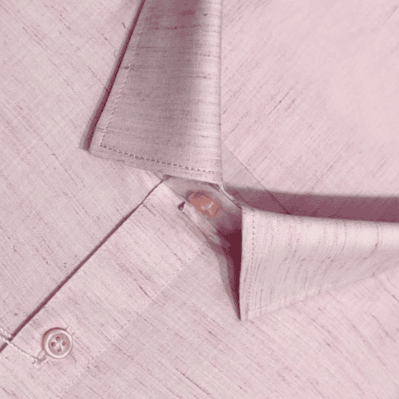 Pale Pink Self Design Shirt