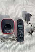 Panasonic KX-TG3411SX Cordless Landline Phone (Black & Red Color)