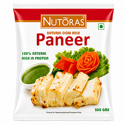 Nutoras Natural Cow Milk Paneer 200G