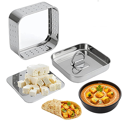Granny kitchen Bluefly Stainless Steel Square Paneer Maker Box