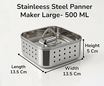 Granny kitchen Bluefly Stainless Steel Square Paneer Maker Box